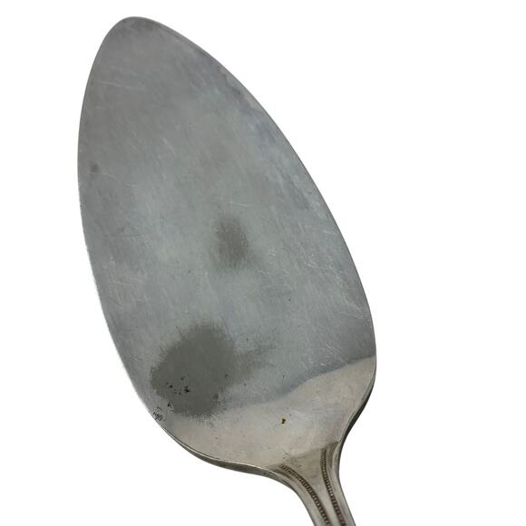 Vintage Reed & Barton Cake Pie Server Silver Tone Metal - Picture 3 of 5